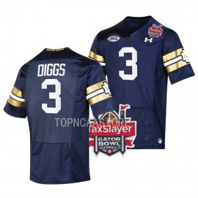 Logan Diggs 2022 Gator Bowl Navy Premier Football Jersey