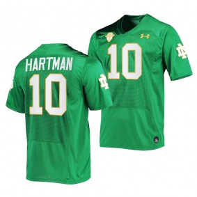 Sam Hartman Notre Dame Fighting Irish College Football Kelly Green Men 10 Jersey 2023