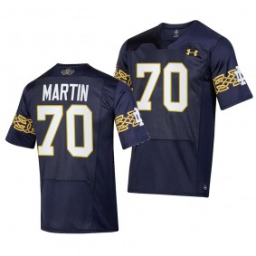 Notre Dame Fighting Irish 2023 Aer Lingus College Football Classic Zack Martin #70 Navy Men's Replica Jersey