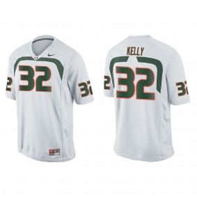 Nyjalik Kelly Miami Hurricanes Nike Game College Football Jersey White