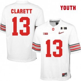 Youth Ohio State Buckeyes #13 Maurice Clarett White Football Jersey