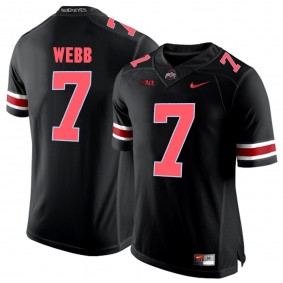 Ohio State Buckeyes #7 Blackout Damon Webb Jersey