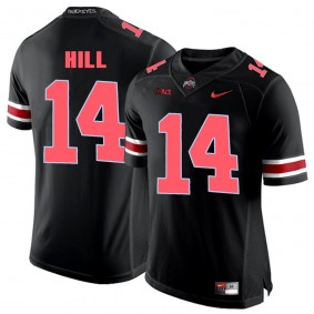 Ohio State Buckeyes #14 Blackout K.J. Hill Jersey