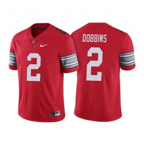 Ohio State Buckeyes J.K. Dobbins #2 Scarlet 2018 Spring Game Limited Jersey