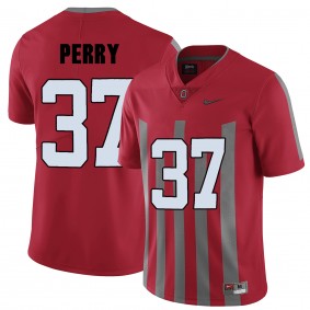 Ohio State Buckeyes #37 Red College Football Elite Joshua Perry Jersey