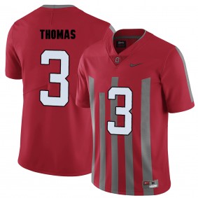 Ohio State Buckeyes #3 Red College Football Elite Michael Thomas Jersey