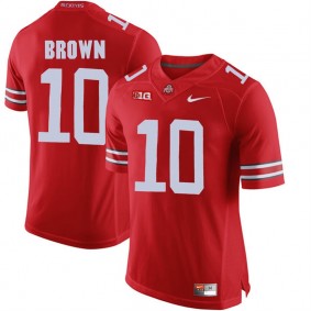 Ohio State Buckeyes #10 Scarlet College Alumni Football CaCorey Brown Jersey