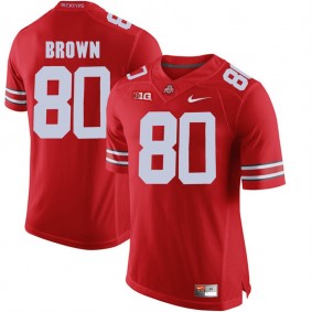 Ohio State Buckeyes #80 Scarlet College Alumni Football Noah Brown Jersey