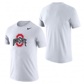 Ohio State Buckeyes School Logo Legend Performance T-Shirt White