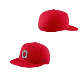 Ohio State Buckeyes True Performance Fitted Hat Scarlet