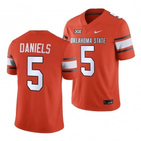 Kendal Daniels Oklahoma State Cowboys College Football Orange Men Game 5 Jersey 2023