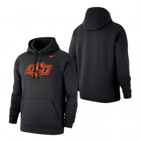 Oklahoma State Cowboys Nike Logo Club Pullover Hoodie Black