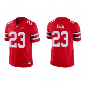 Omari Abor Ohio State Buckeyes Nike Game College Football Jersey Red