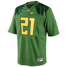 Youth Oregon Ducks #21 LaMichael James Green Football Jersey