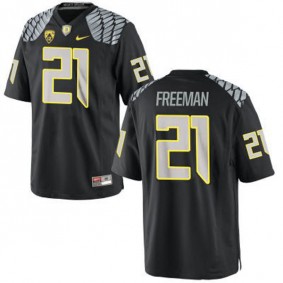 Male Oregon Ducks #21 Royce Freeman Black Football Jersey