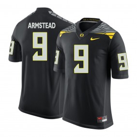 Oregon Ducks #9 Black College Football Arik Armstead Jersey