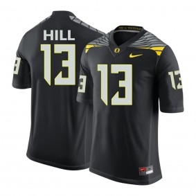 Oregon Ducks #13 Black College Football TroyHill Jersey