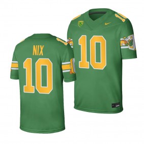 Bo Nix Oregon Ducks College Football Green Men Game 10 Jersey 2023-24