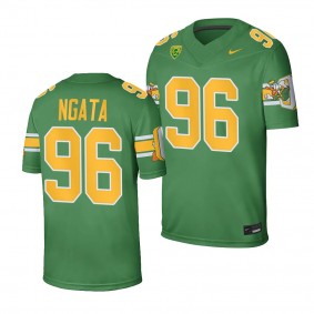 Haloti Ngata Oregon Ducks Game Football Green Men NFL Alumni 96 Jersey 2023-24