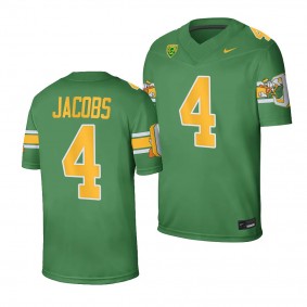 Jestin Jacobs Oregon Ducks College Football Green Men Game 4 Jersey 2023-24