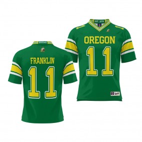 Troy Franklin Oregon Ducks Green NIL Player Football Youth Jersey