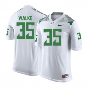 Oregon Ducks #35 White College Football Joe Walker Jersey