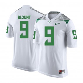 Oregon Ducks #9 White College Football LeGarrette Blount Jersey