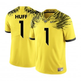 Oregon Ducks #1 Yellow College Football Josh Huff Jersey