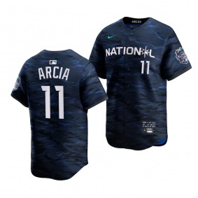 2023 MLB All-Star Game Orlando Arcia National League Limited Player Royal Jersey Men #11