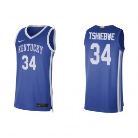 Oscar Tshiebwe Kentucky Wildcats Limited Basketball Jersey Royal