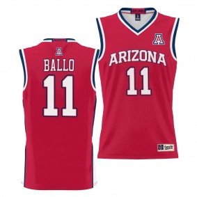 Arizona Wildcats Oumar Ballo Red #11 NIL Basketball Jersey Lightweight Unisex