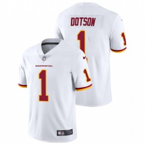 Jahan Dotson Washington Commanders 2022 NFL Draft White Limited Jersey Men