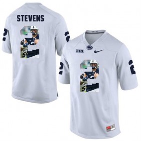 Penn State Nittany Lions Football #2 White Player Portrait College Tommy Stevens Jersey