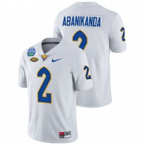 Pitt Panthers Israel Abanikanda #2 Jersey White 2021 ACC Football Conference Champions