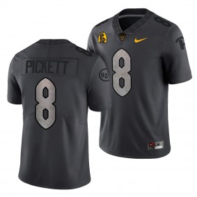 Pitt Panthers Kenny Pickett 8 Anthracite 2021-22 Steel City Limited Football Jersey Men