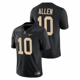 Purdue Boilermakers Cam Allen #10 Jersey Black College Football