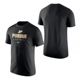 Purdue Boilermakers Team Issue Performance T-Shirt Black