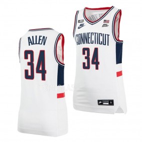 UConn Huskies Ray Allen White #34 Jersey Alumni Basketball