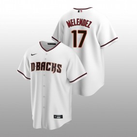 2022 MLB Draft Ivan Melendez Diamondbacks #17 White Home Jersey Replica