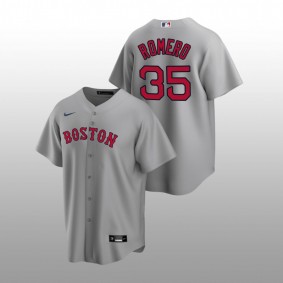 2022 MLB Draft Mikey Romero Red Sox #35 Gray Road Jersey Replica