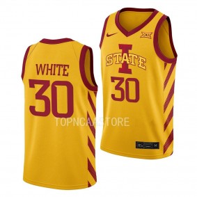 Royce White Iowa State Cyclones #30 Gold College Basketball Jersey