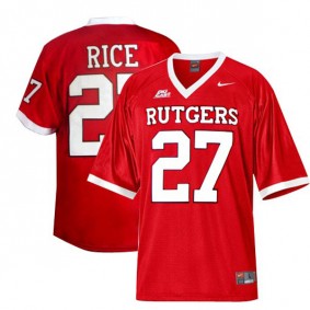 Youth Rutgers Scarlet Knights #27 Ray Rice Red Football Jersey