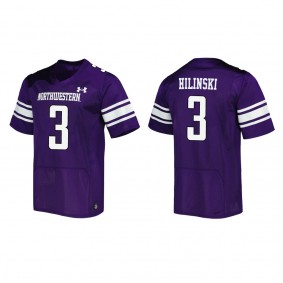 Ryan Hilinski Northwestern Wildcats Under Armour Team Wordmark Replica Football Jersey Purple