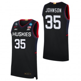 Samson Johnson UConn Huskies Black College Men's Basketball Final Four Jersey