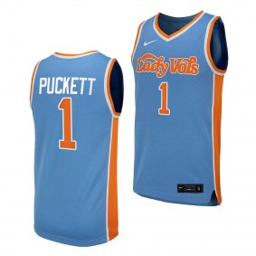 Tennessee Lady Vols Sara Puckett #1 Replica Basketball Blue Jersey Women's