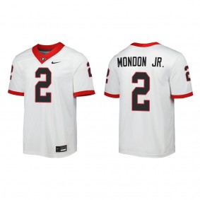 Smael Mondon Jr. Georgia Bulldogs Nike Away Game Jersey White