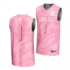 South Carolina Pink #1 Lightweight Basketball Jersey Unisex