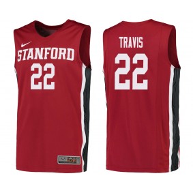 Stanford Cardinal #22 Cardinal College Basketball Reid Travis Jersey