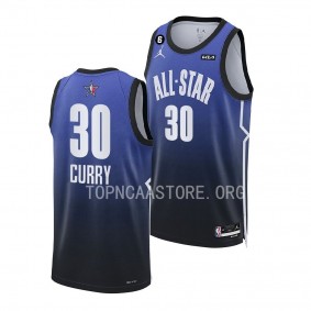 Stephen Curry Warriors #30 2023 NBA All-Star Blue Western Conference Jersey