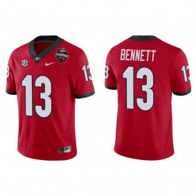 Stetson Bennett Georgia Bulldogs Nike College Football Playoff 2022 National Champions Game Jersey Red